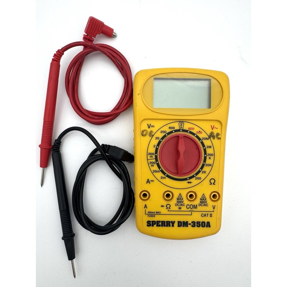 Sperry DM-350A Digital Multimeter Tested & Works Electrical Tool